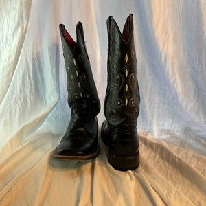 Women’s black Ferrini Cowboy boot